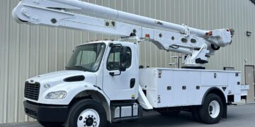 2019-Freightliner-M2-106-Altec-Material-Handler-Utility-Bucket-lineman-Cherry-Picker-Truck