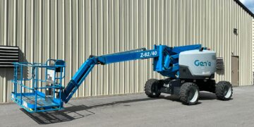 2015-Genie-Z-62/40-4x4-Boom-Man-Lift-Construction Lift-Genie Dealer-Diesel-Dual Fuel-JLG-Skytrak-Snorkel-Haulotte-Manitou