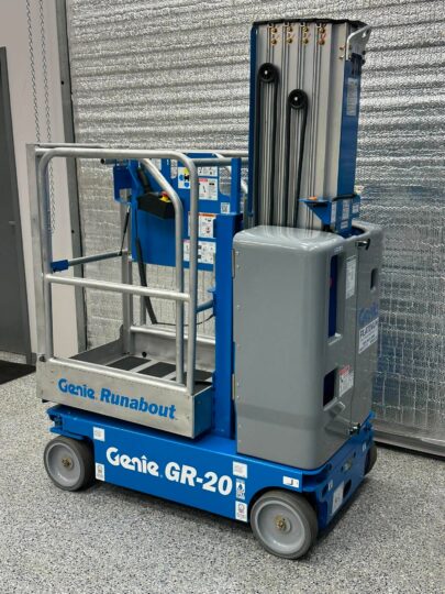 New-2026-Genie-GR-20-Vertical-Mast-Boom-Lift-Gas-Diesel-Electric-20'-Outdoor-Indoor-Lift-Man-Lift
