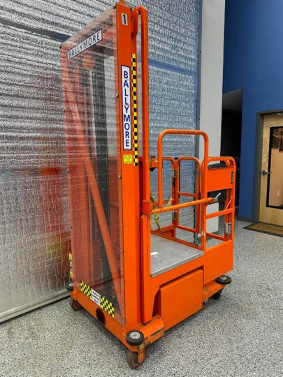 2015-Ballymore-PS-140H-Vertical-Mast-Lift-Material-Handler-Electric-Home Depot Lift